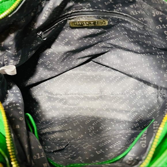 Olivia +Joy BNWOT Faux Leather Green Handbag - Picture 5 of 5